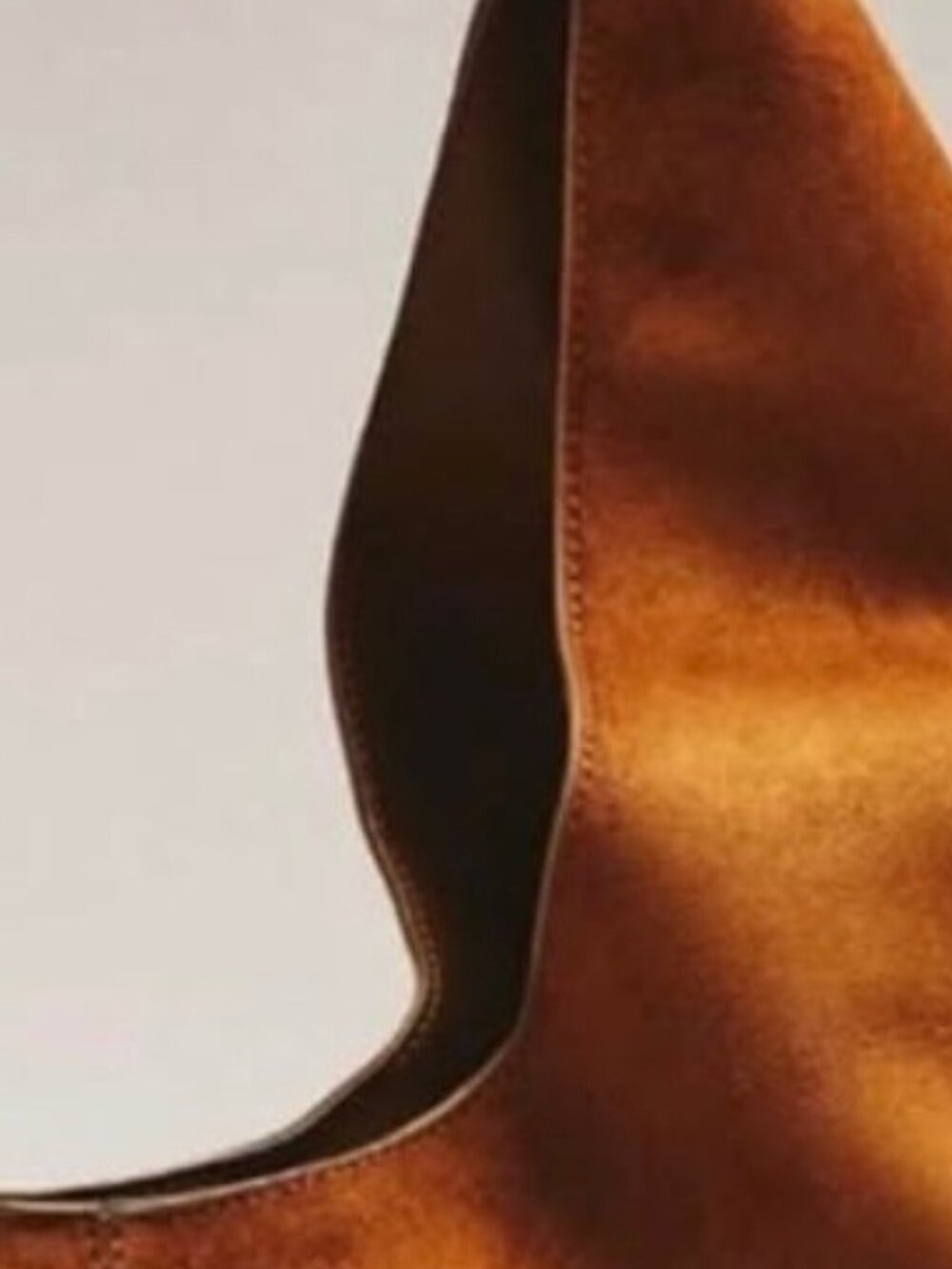 NWT Anthropologie Large Faux Suede Slouchy Tote - Picture 9 of 13